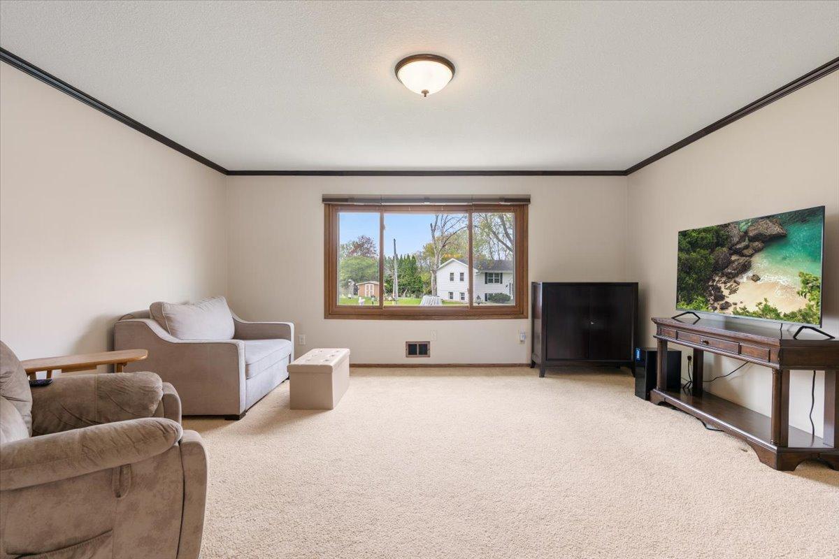 Upper level living room