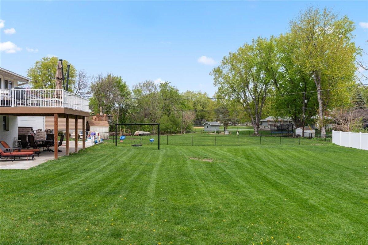 Nice big backyard