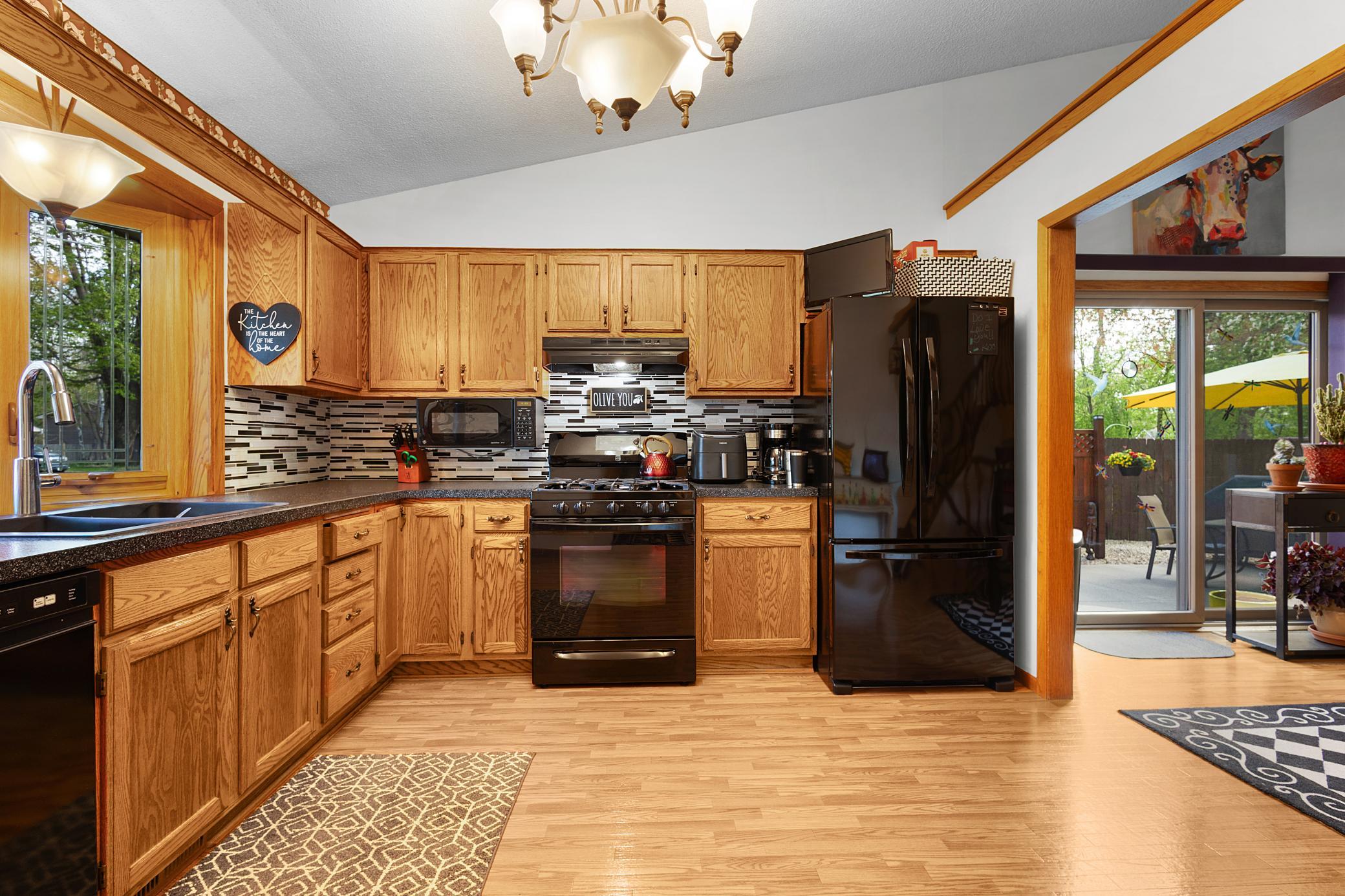 Large open kitchen