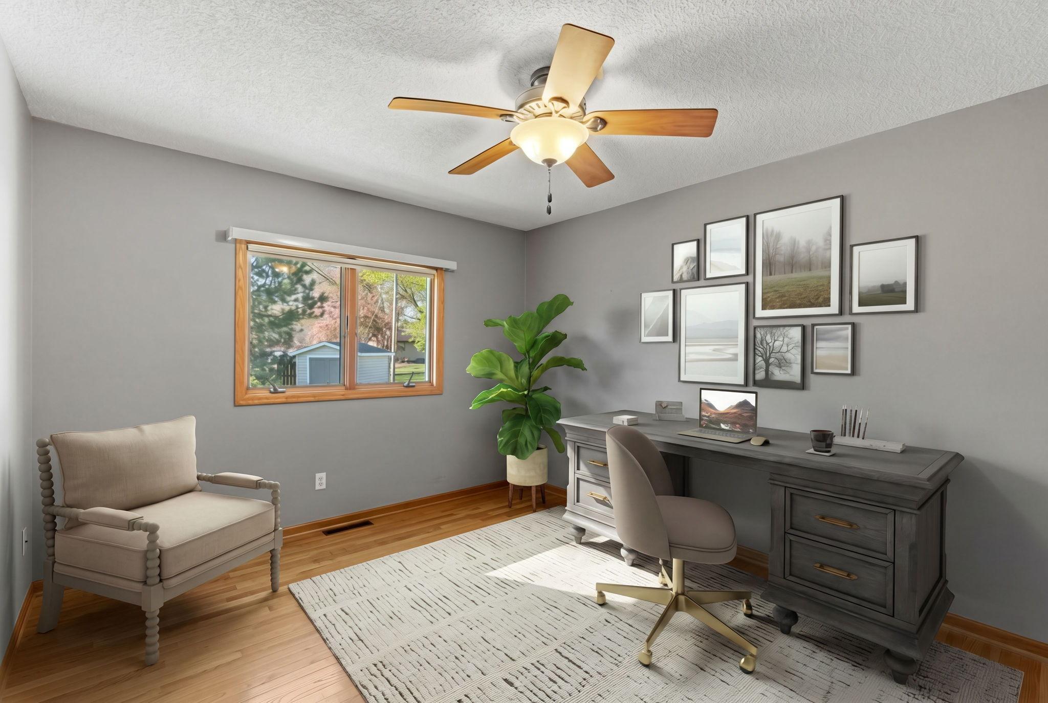 Virtually Staged Bedroom 3