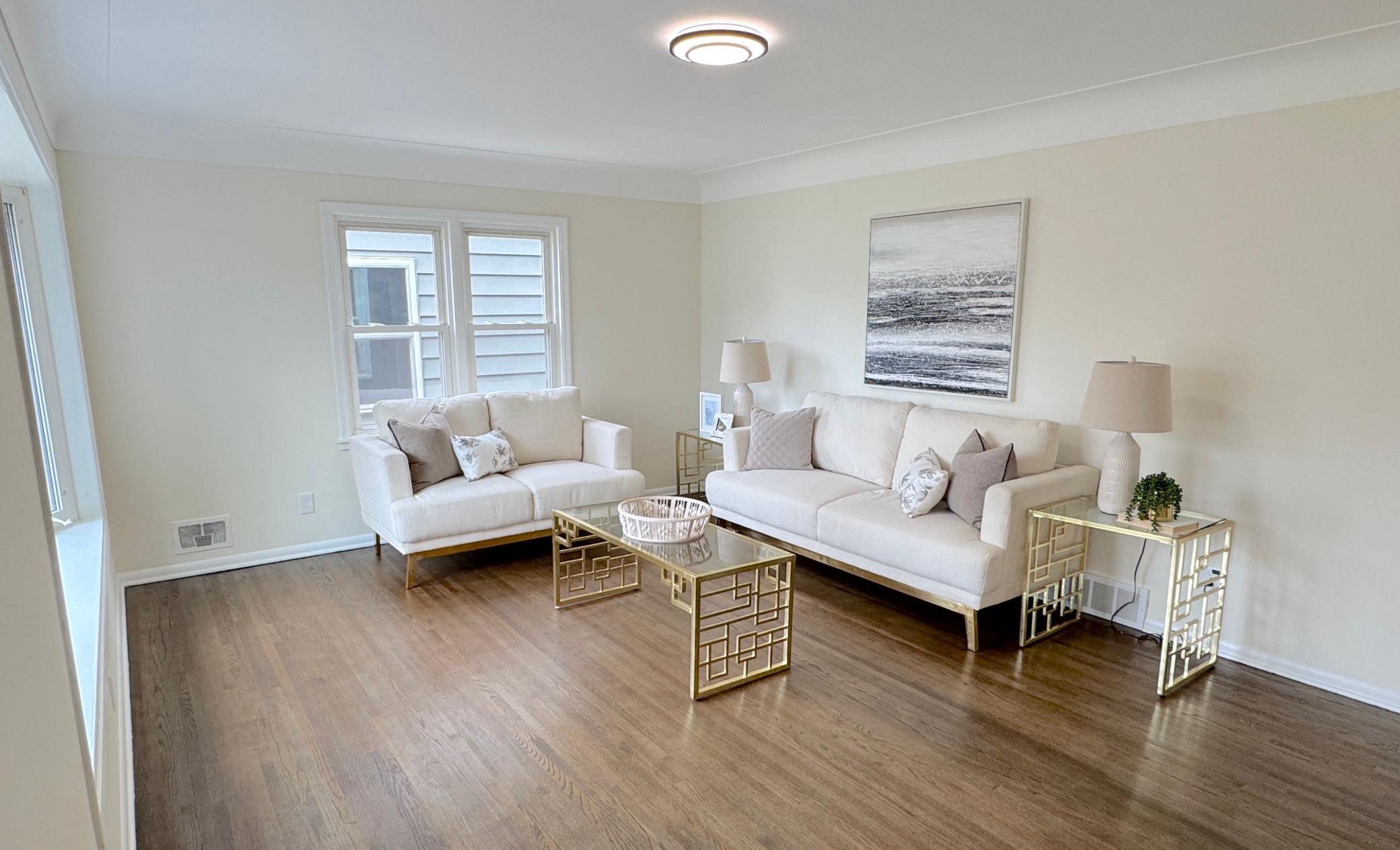 Main level: living room