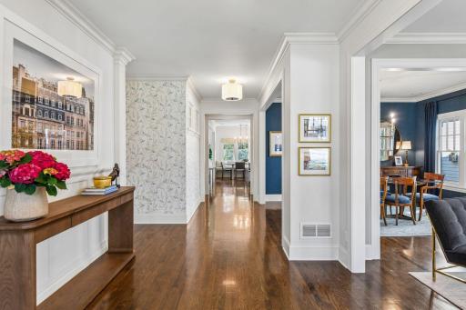 An inviting entry.
