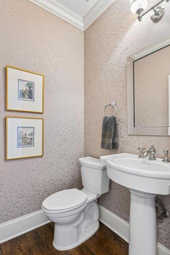 Main floor powder room.