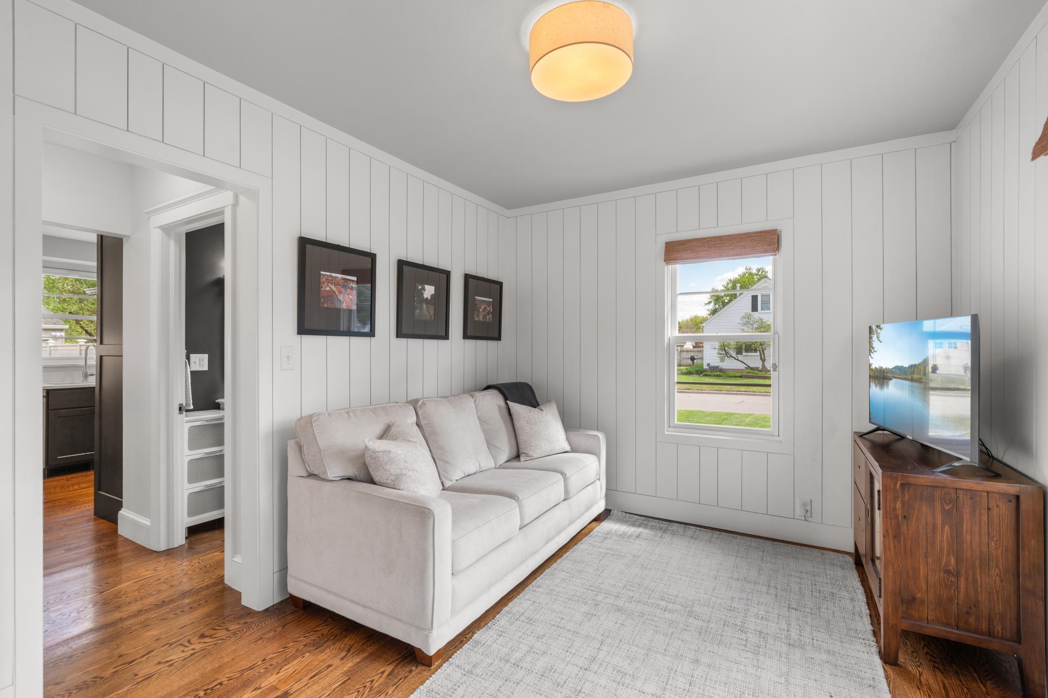 Another view of the cozy front sitting room.