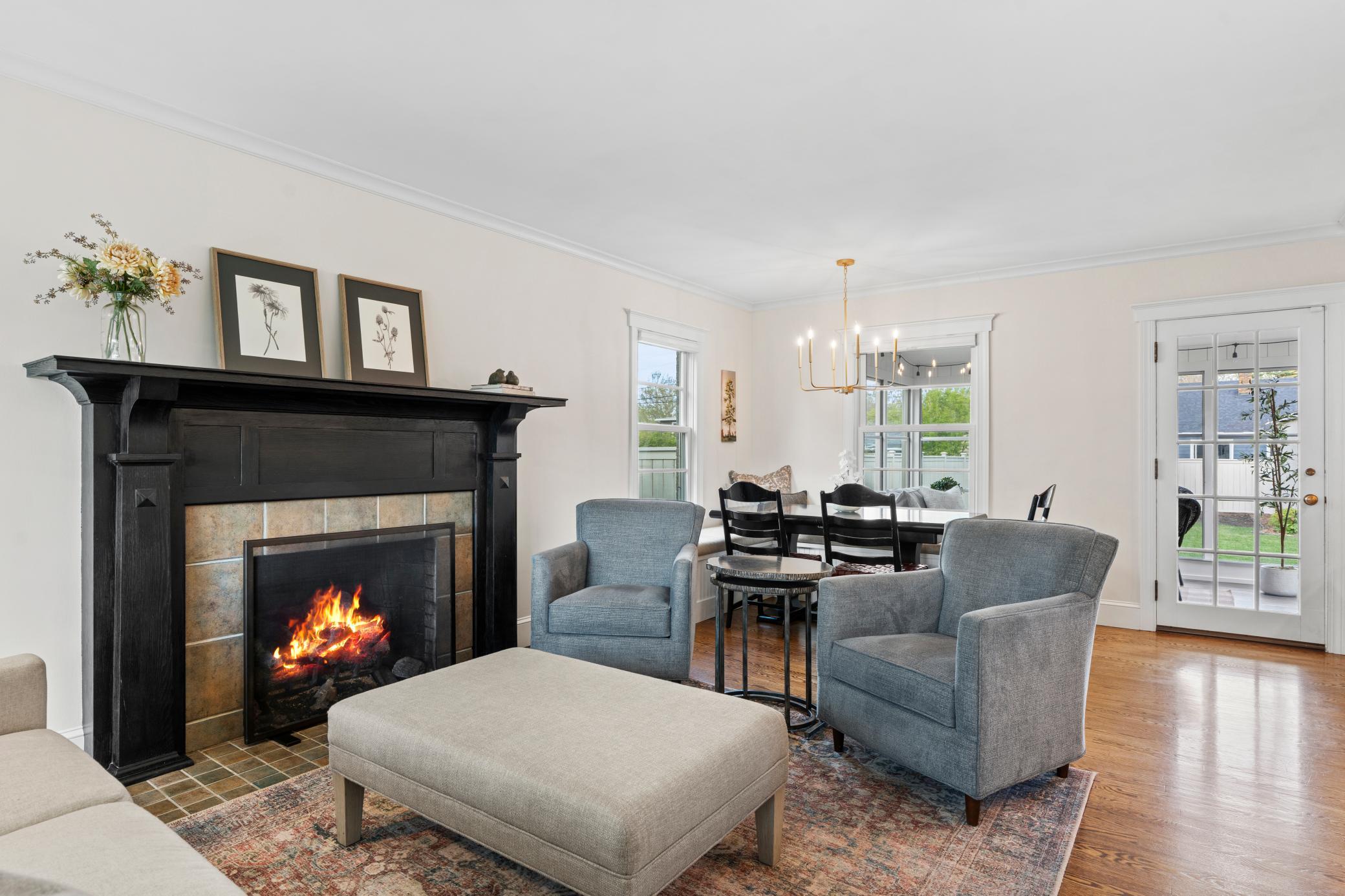 Another view of the main level living room.