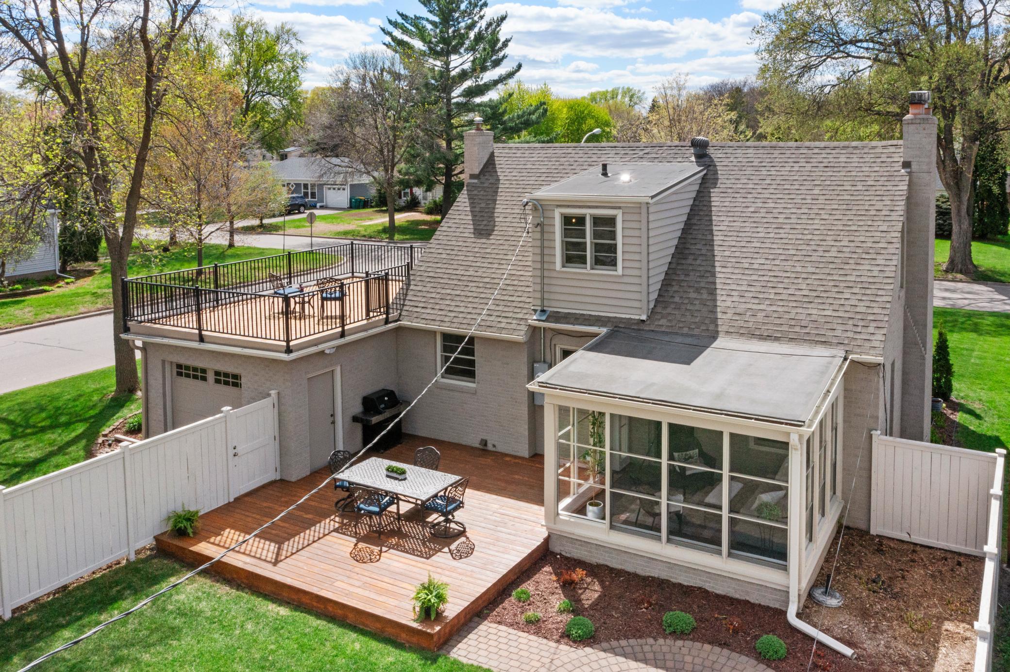 The backyard is truly a standout feature.