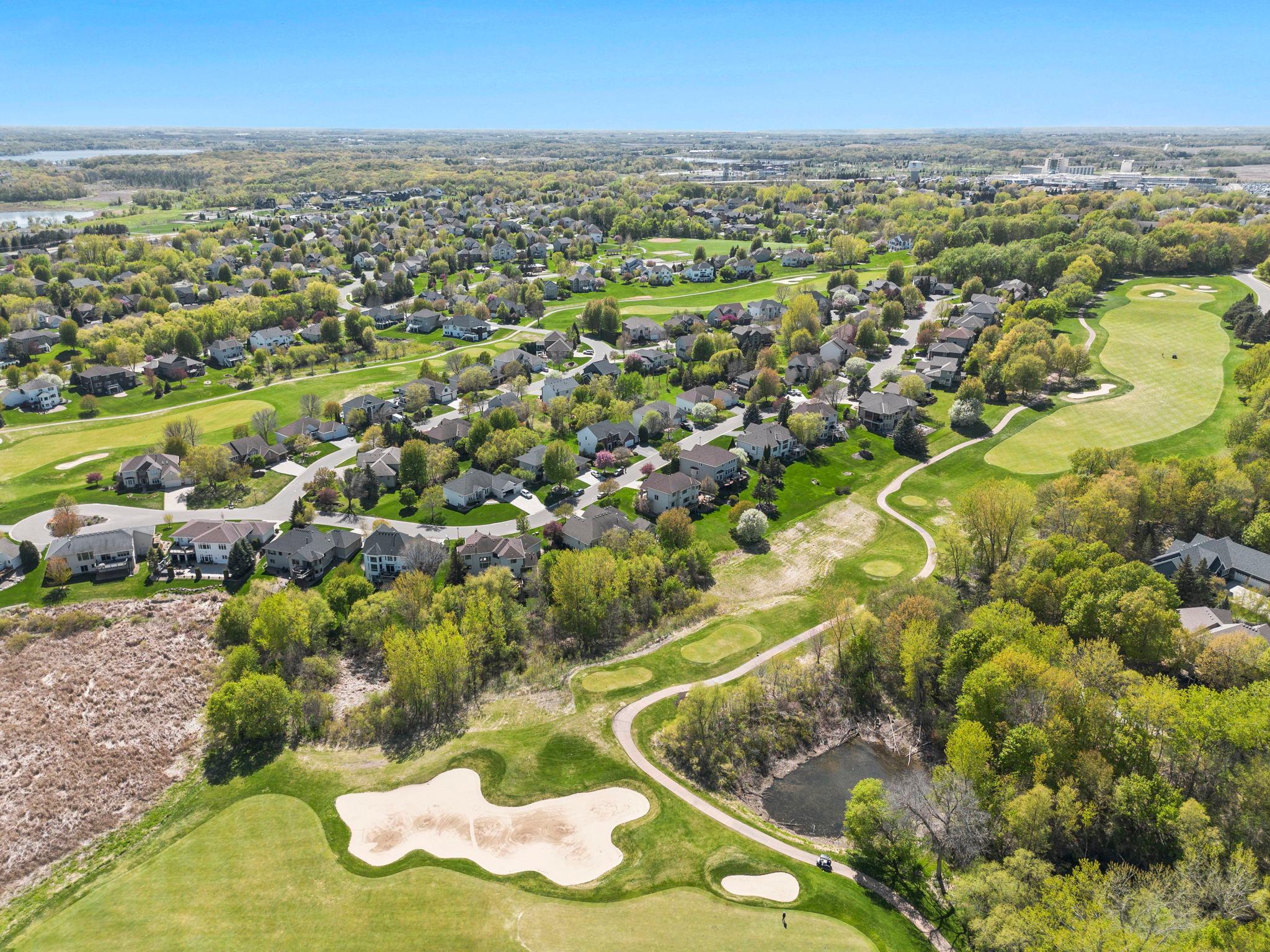 Nestled in the quiet Wilds community of Prior Lake, the property offers privacy, mature trees, and frequent wildlife sightings. The HOA provides access to a clubhouse, golf course, and a variety of organized community events year-round.