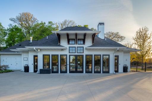 A look at the HOA clubhouse, perfect for reserving and hosting gatherings.