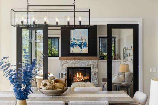 Just off the dining room is the stunning sunroom, filled with natural light and offering a bright, inviting space to relax.