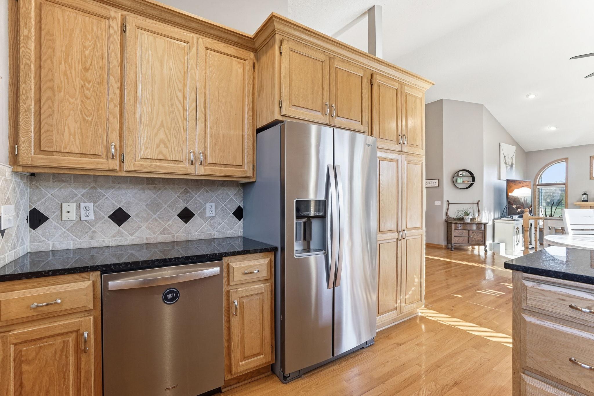 Kitchen comes complete with all stainless steel appliances.