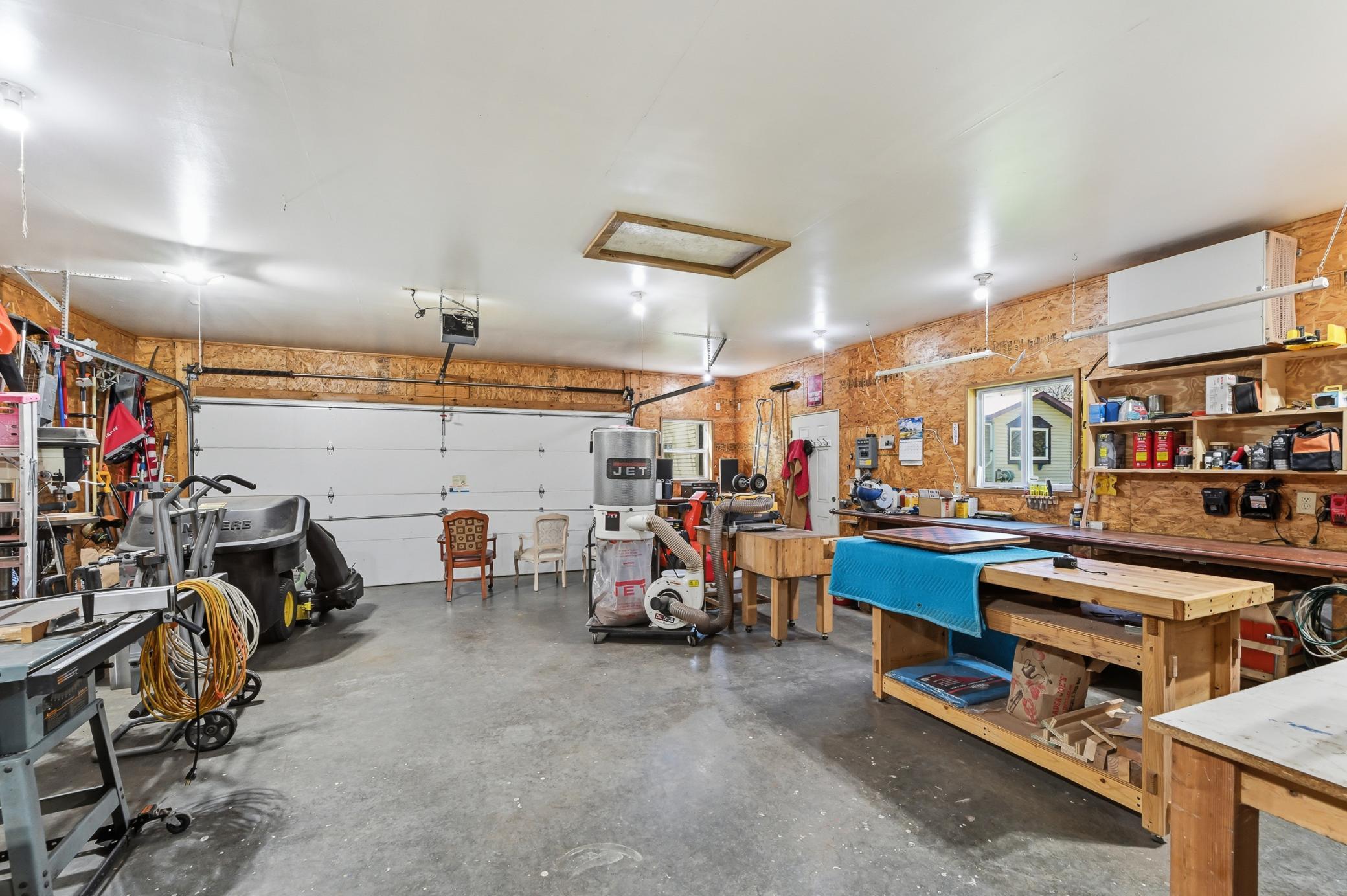 Detached Garage Interior