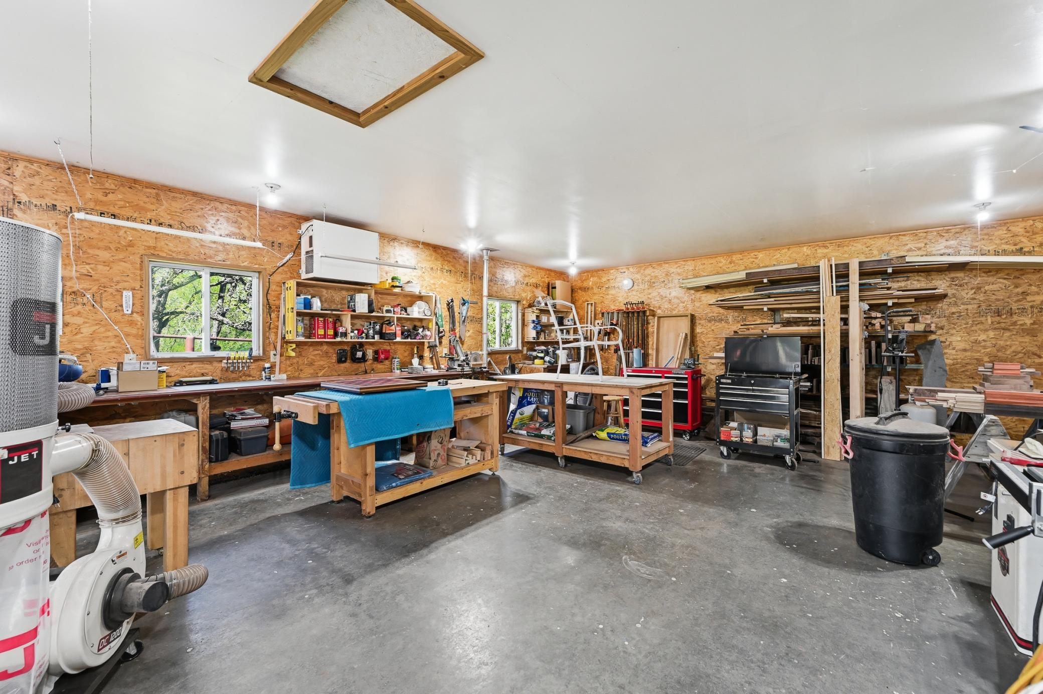 Detached Garage Interior