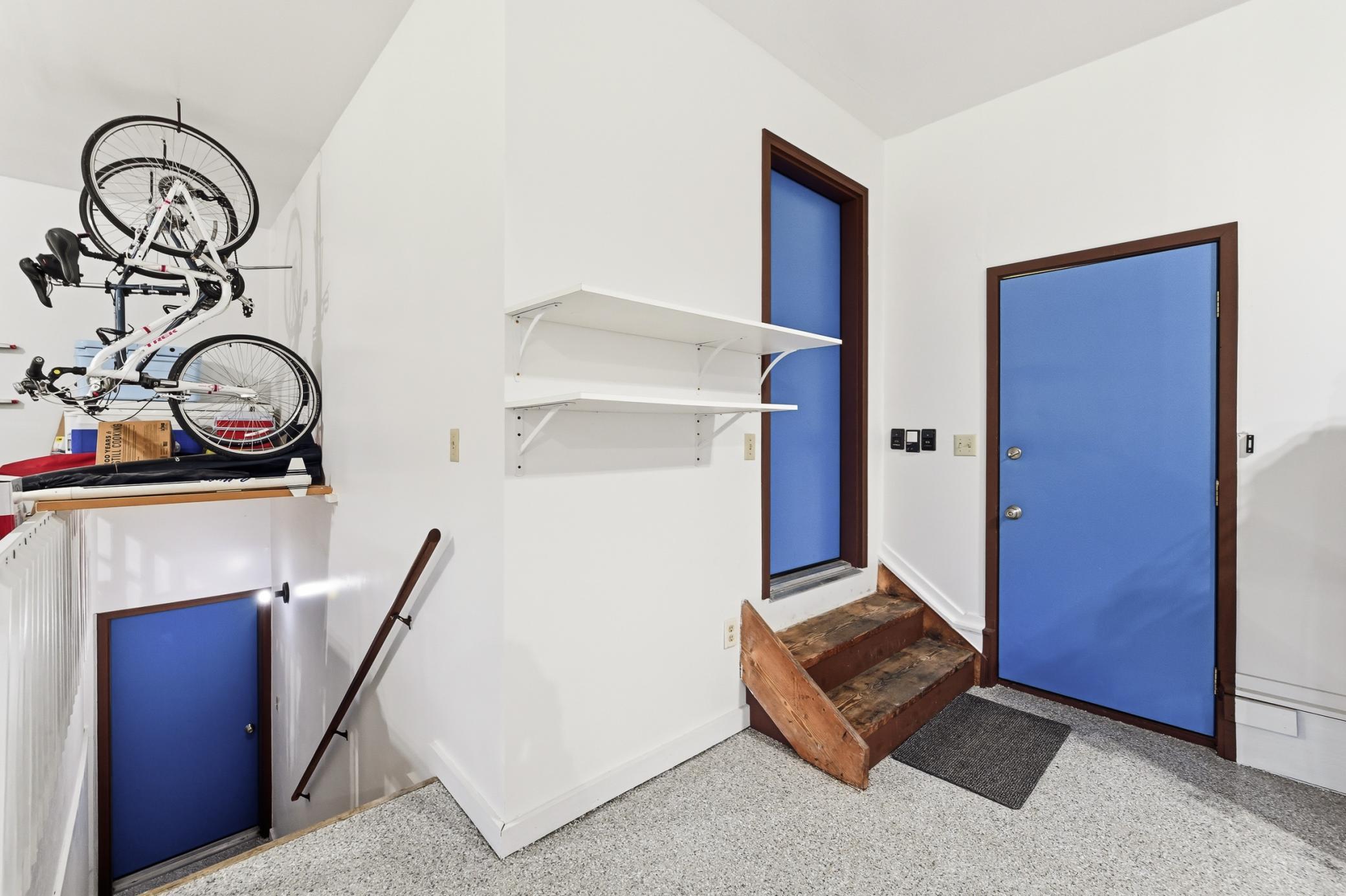 Garage Entrance w/Separate Entrance to Basement