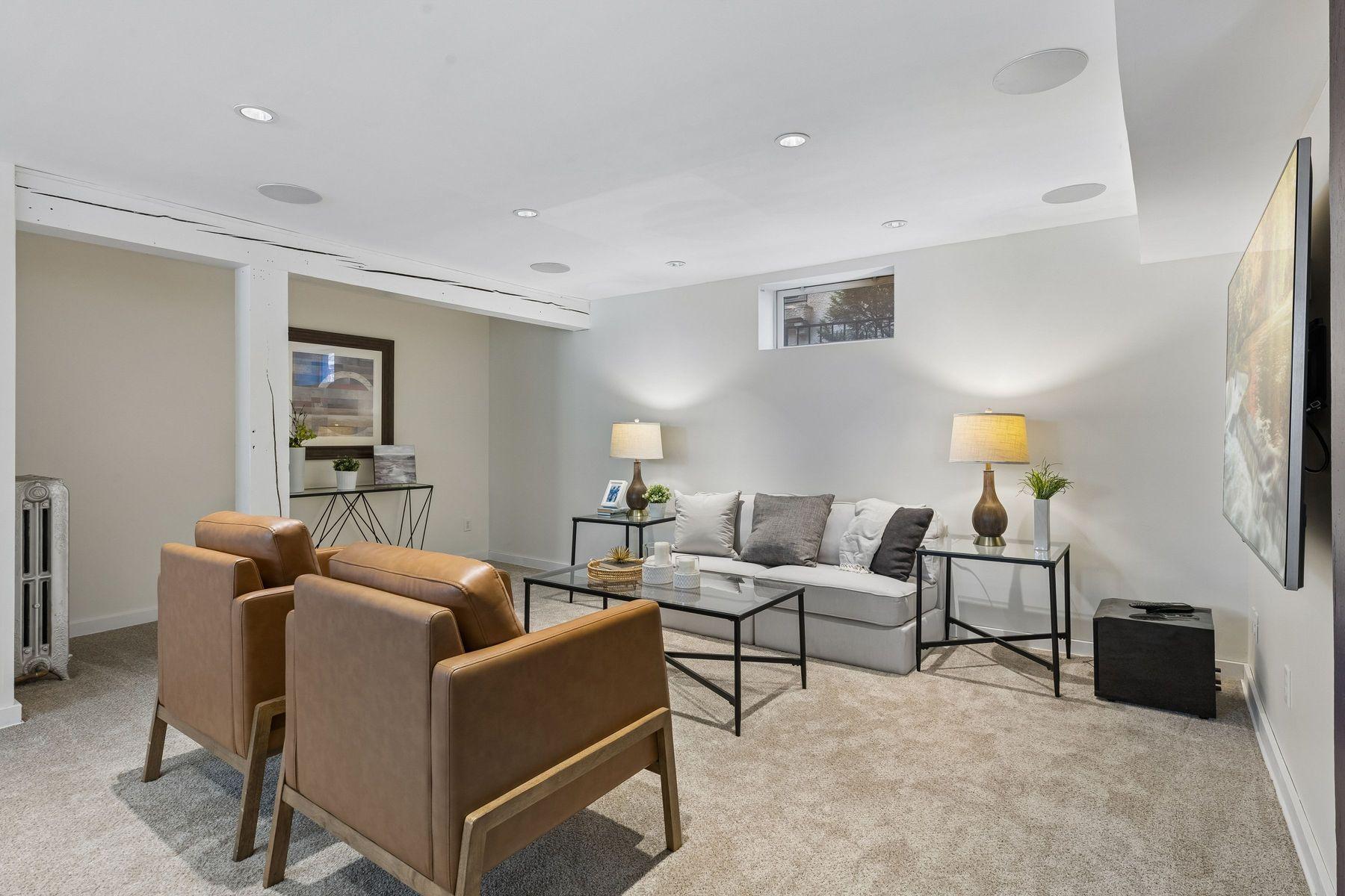 Lower level family room