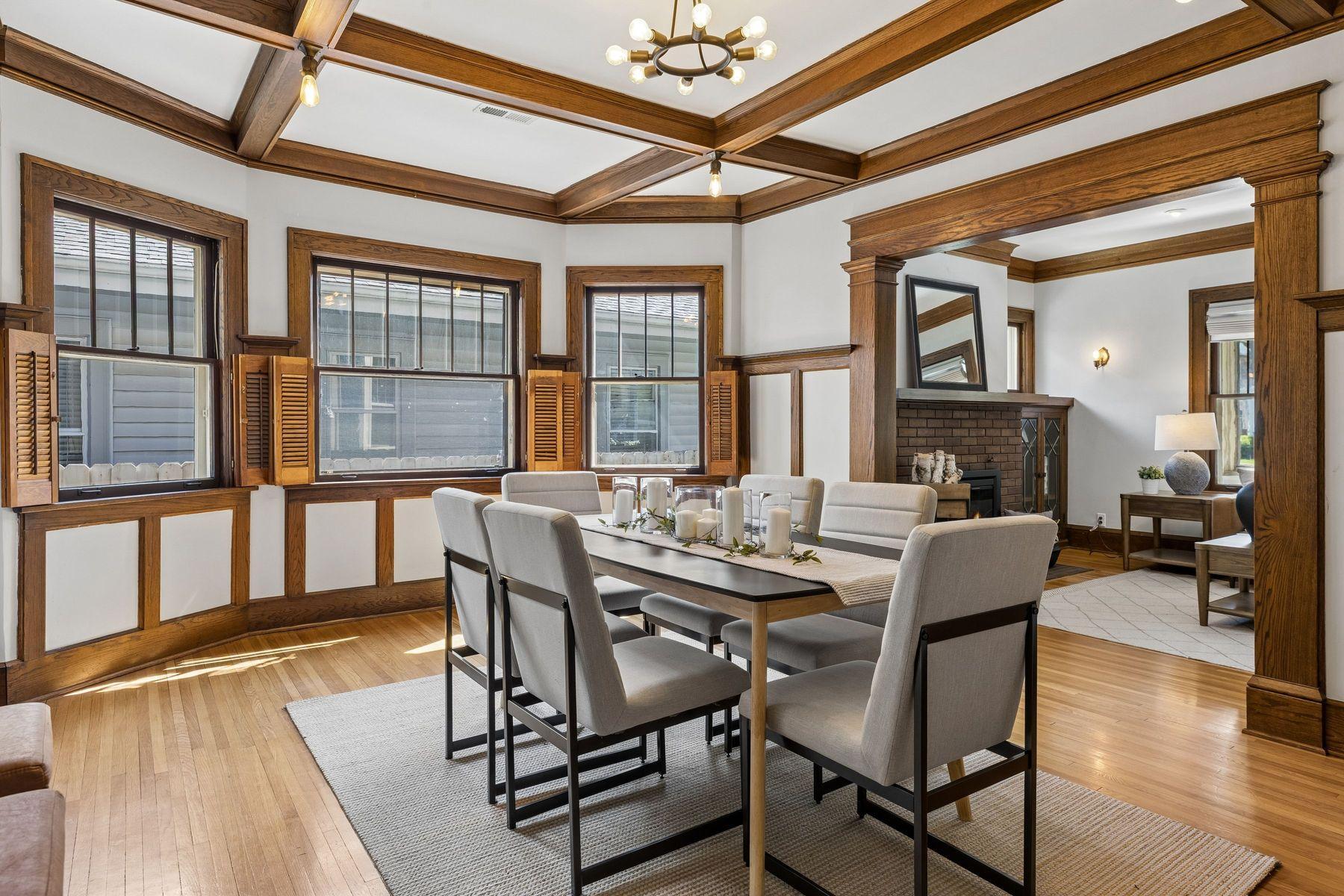 Wonderful wood work in this home