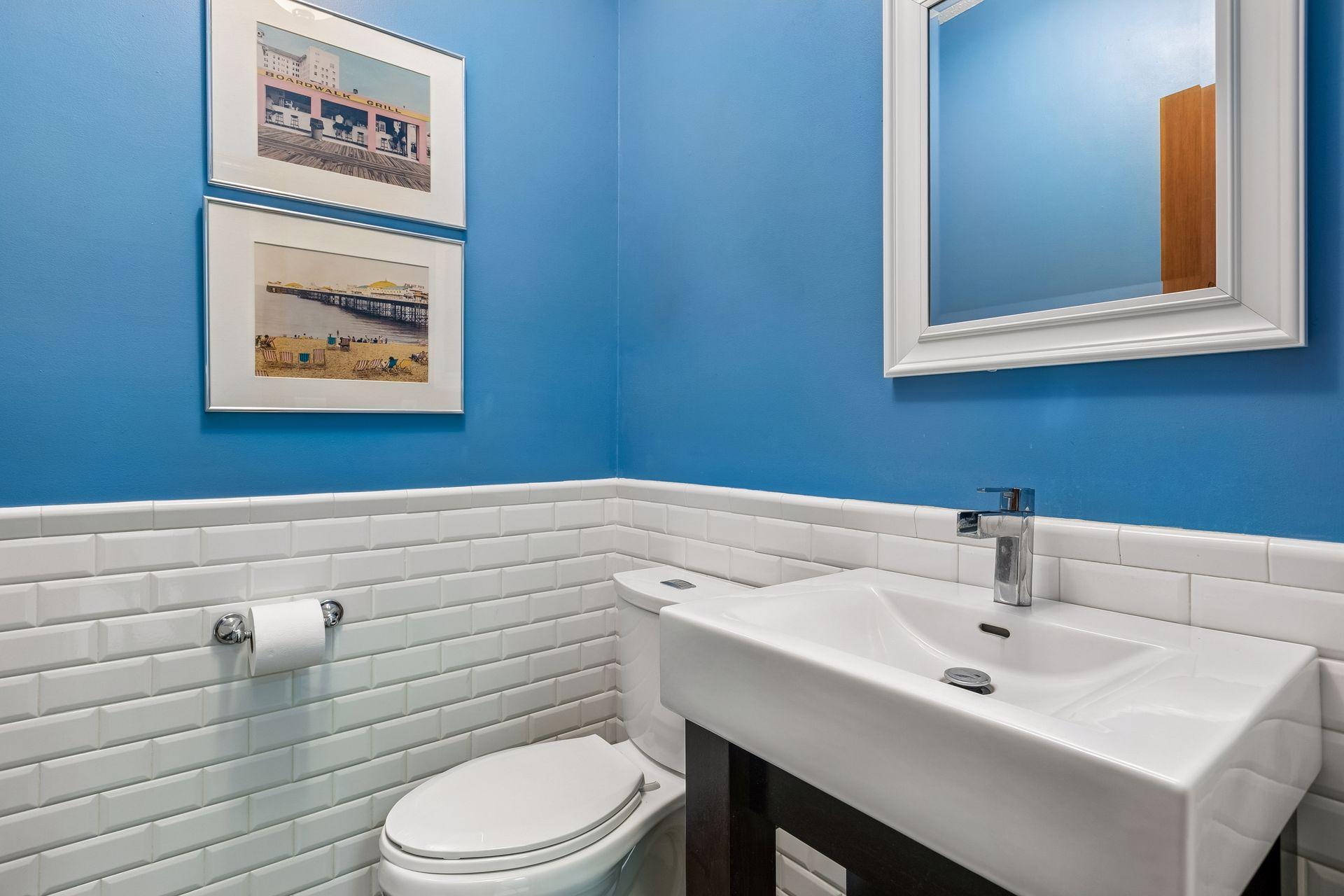 Main floor powder room