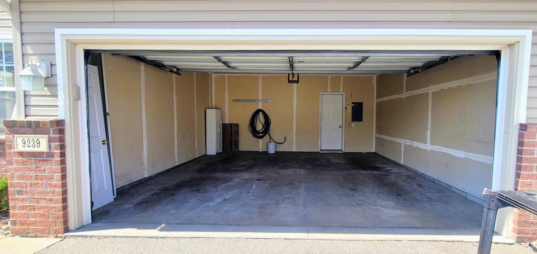 Big 2 car garage with water spicket with softwater hookup