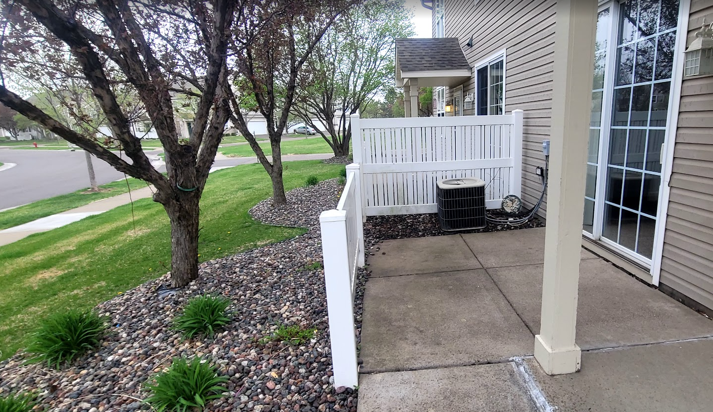 Your private front patio