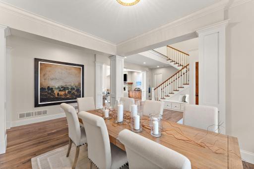 Formal dining room with flexibility for use as a sitting room or home office