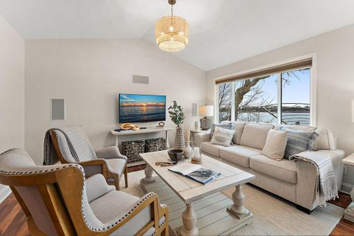 Ideal space for a pullout couch, creating additional sleeping accommodations for friends and family