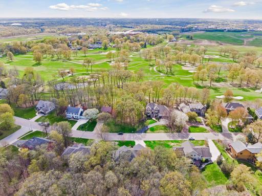 Across the street from Hazeltine National Golf Club