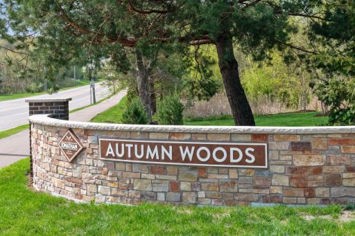 Autumn Woods neighborhood has three neighborhood parks and lots of walking trails