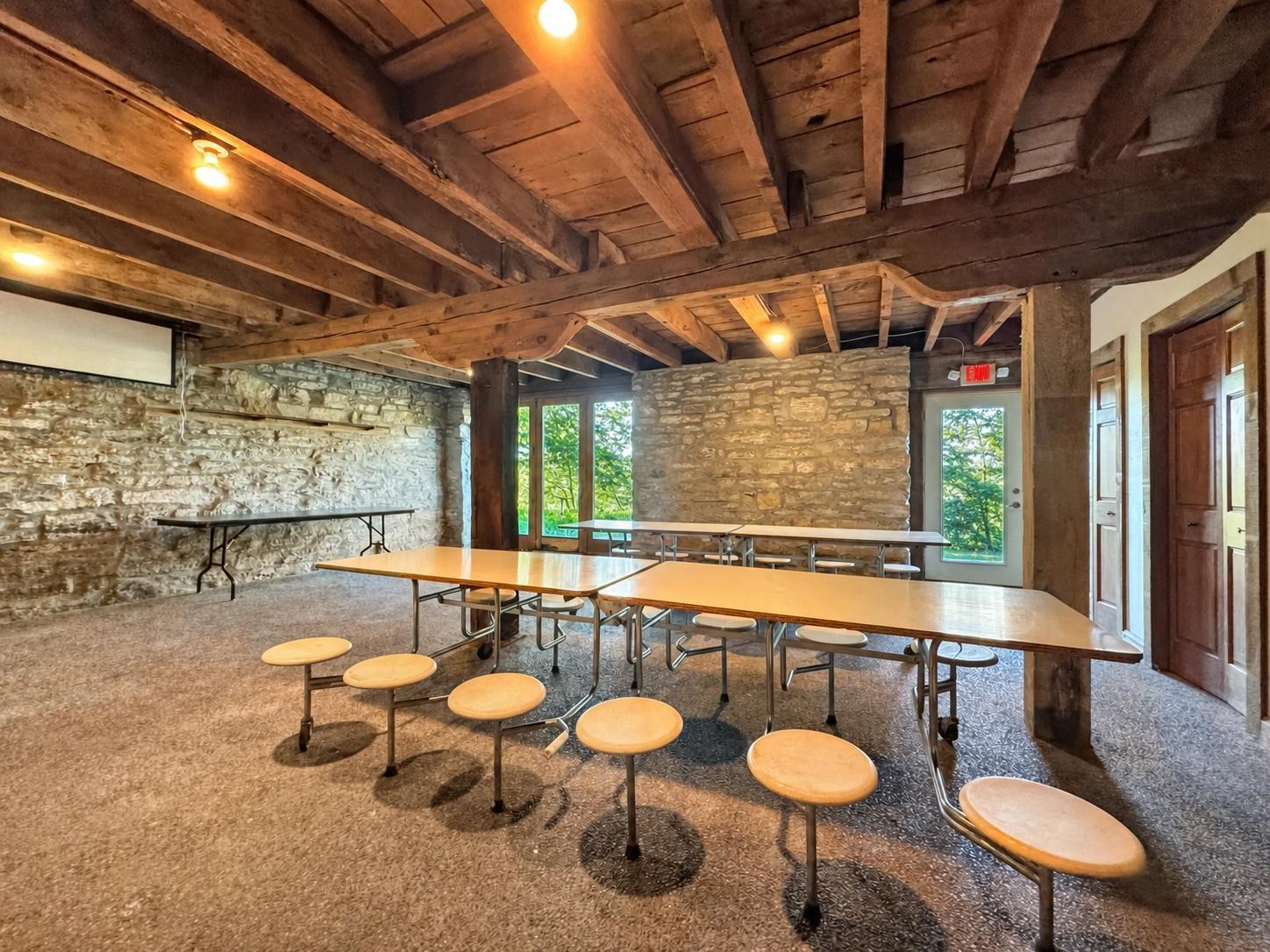 Historic barn available for residents to reserve for events