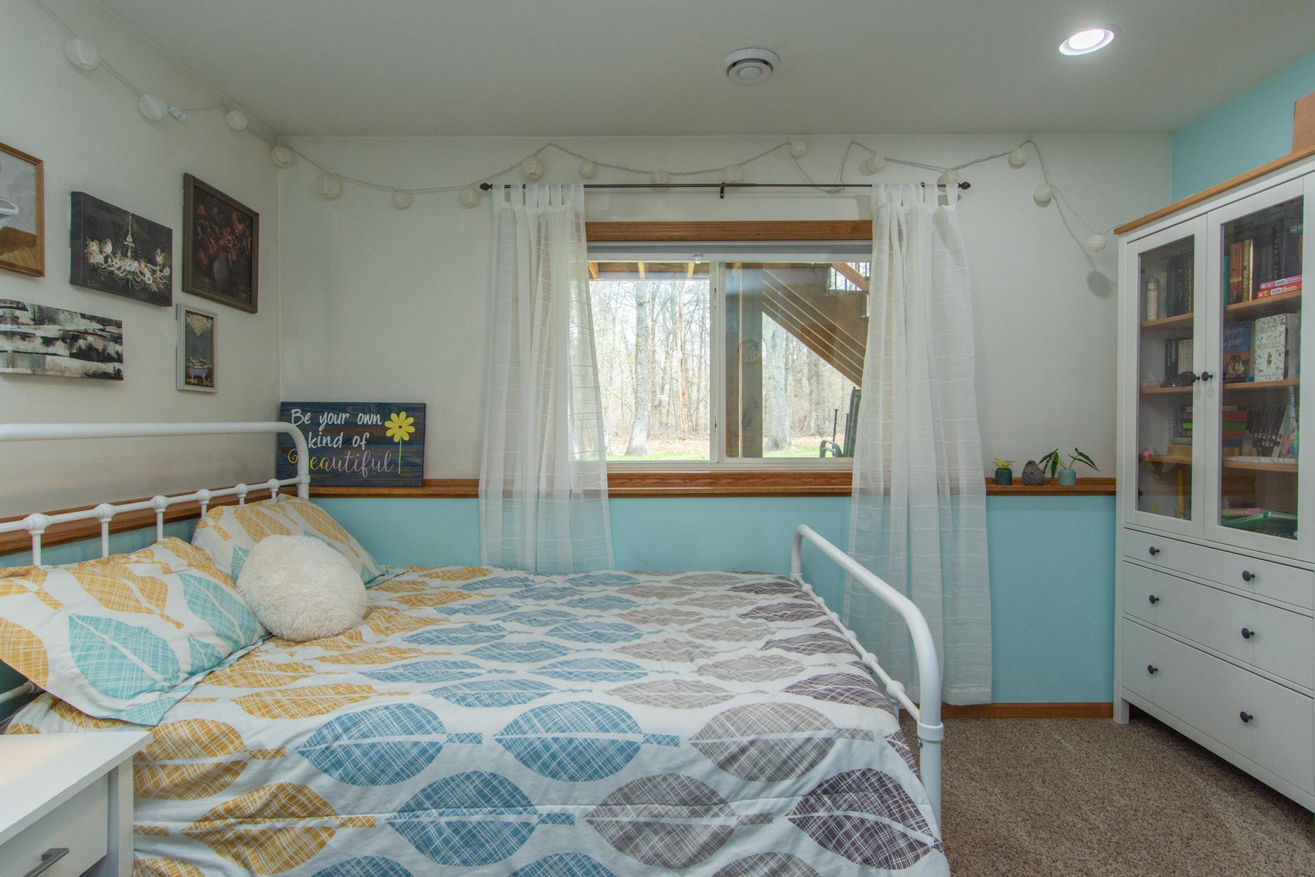 Lower level bedroom or flex space to fit your lifestyle needs