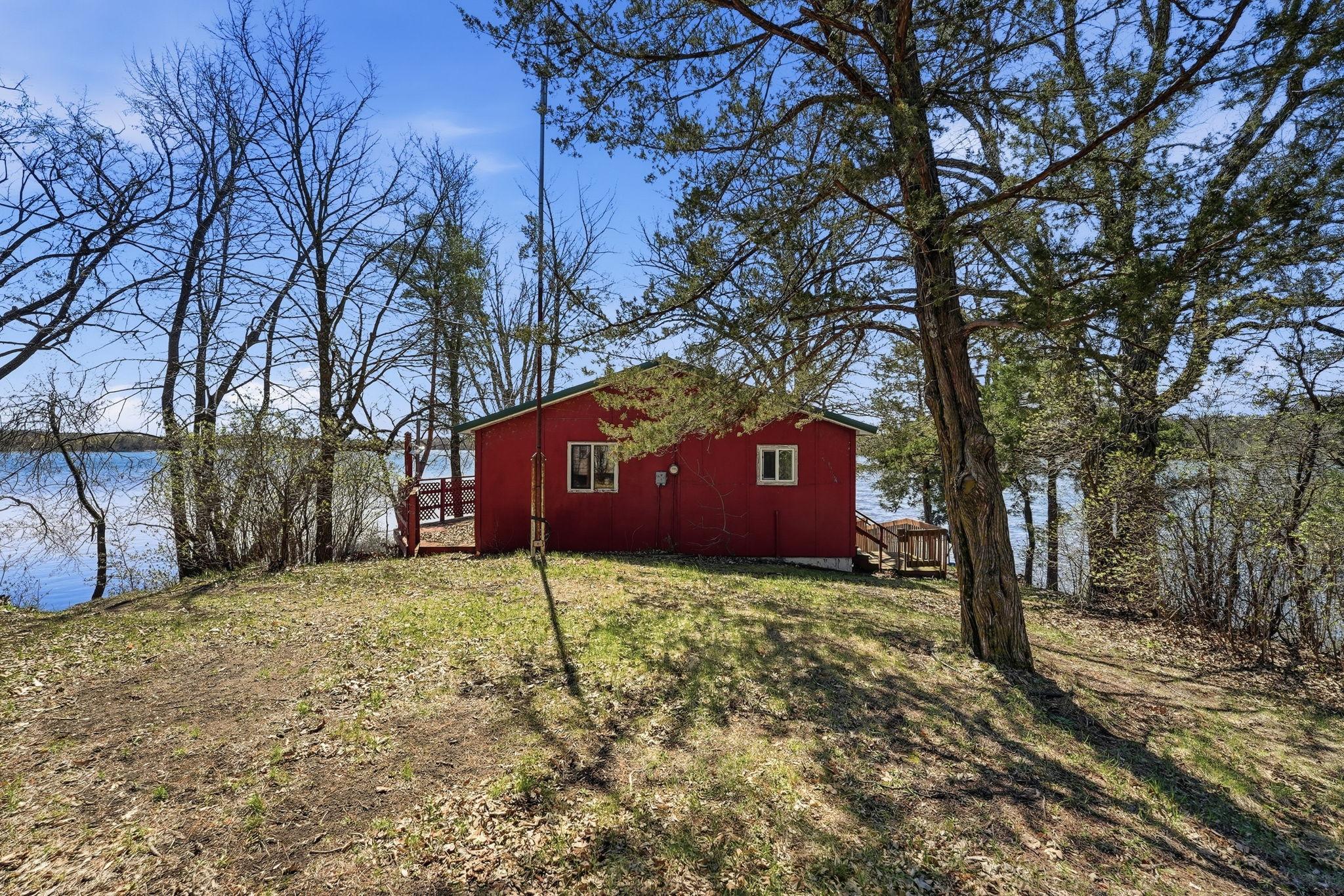 Back side of Cabin from the driveway