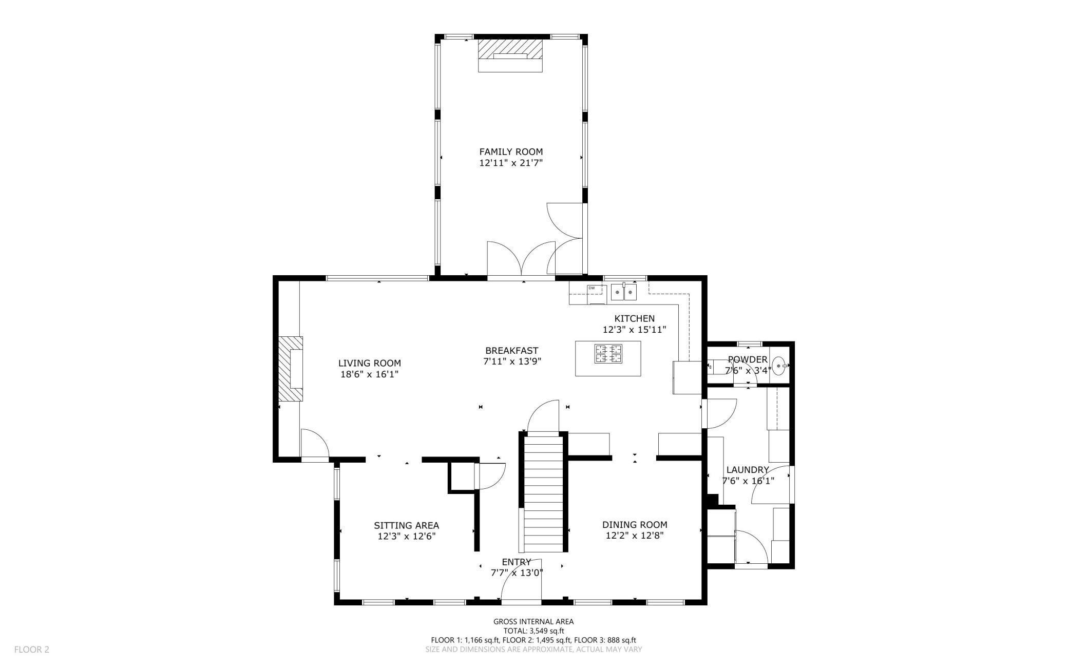Floor plan main level
