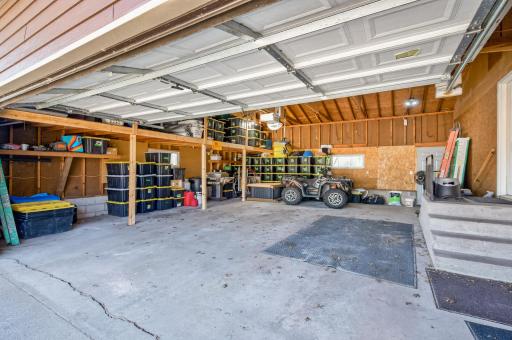 Lots of storage space in your two car attached garage!