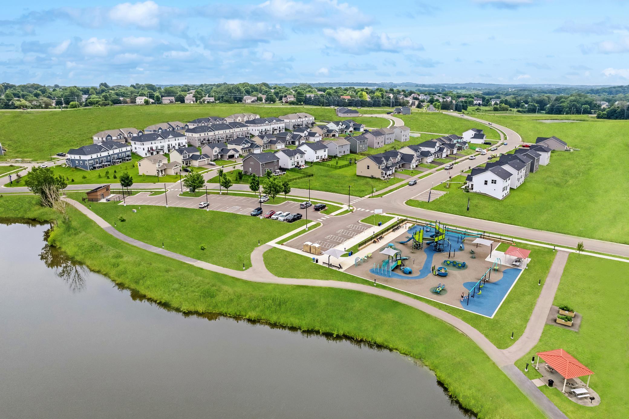 Welcome to Waterford! Waterford features a community playground, a pond, and walking trails.