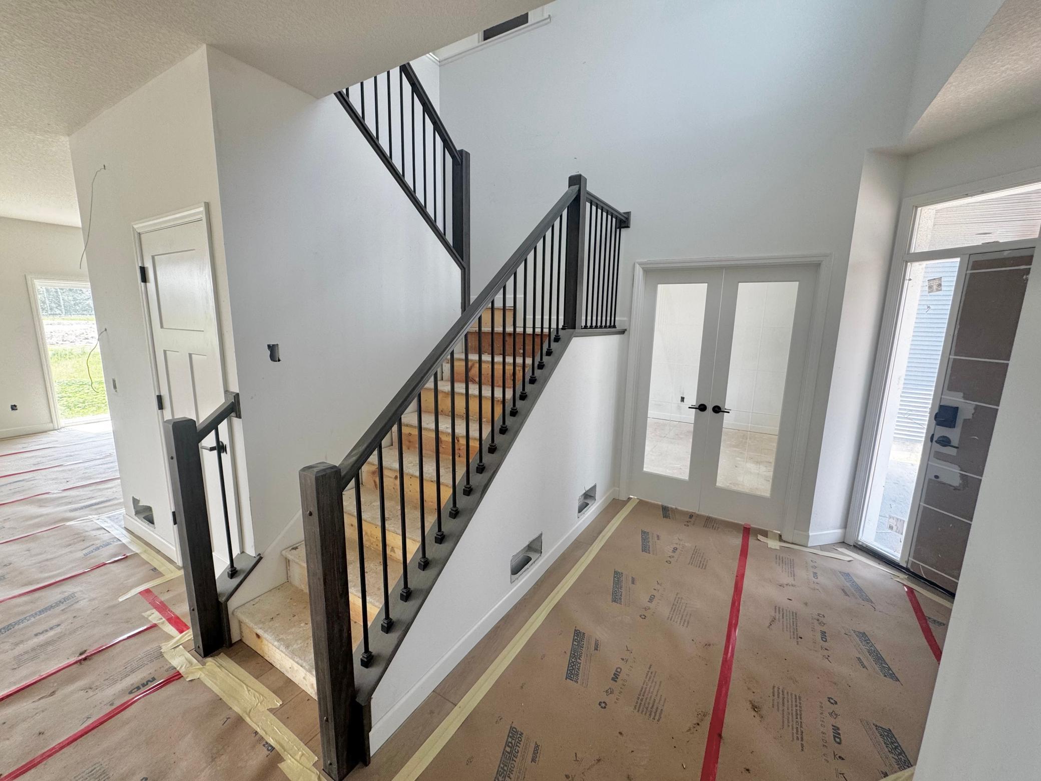 (Photo is of the actual home in progress.)