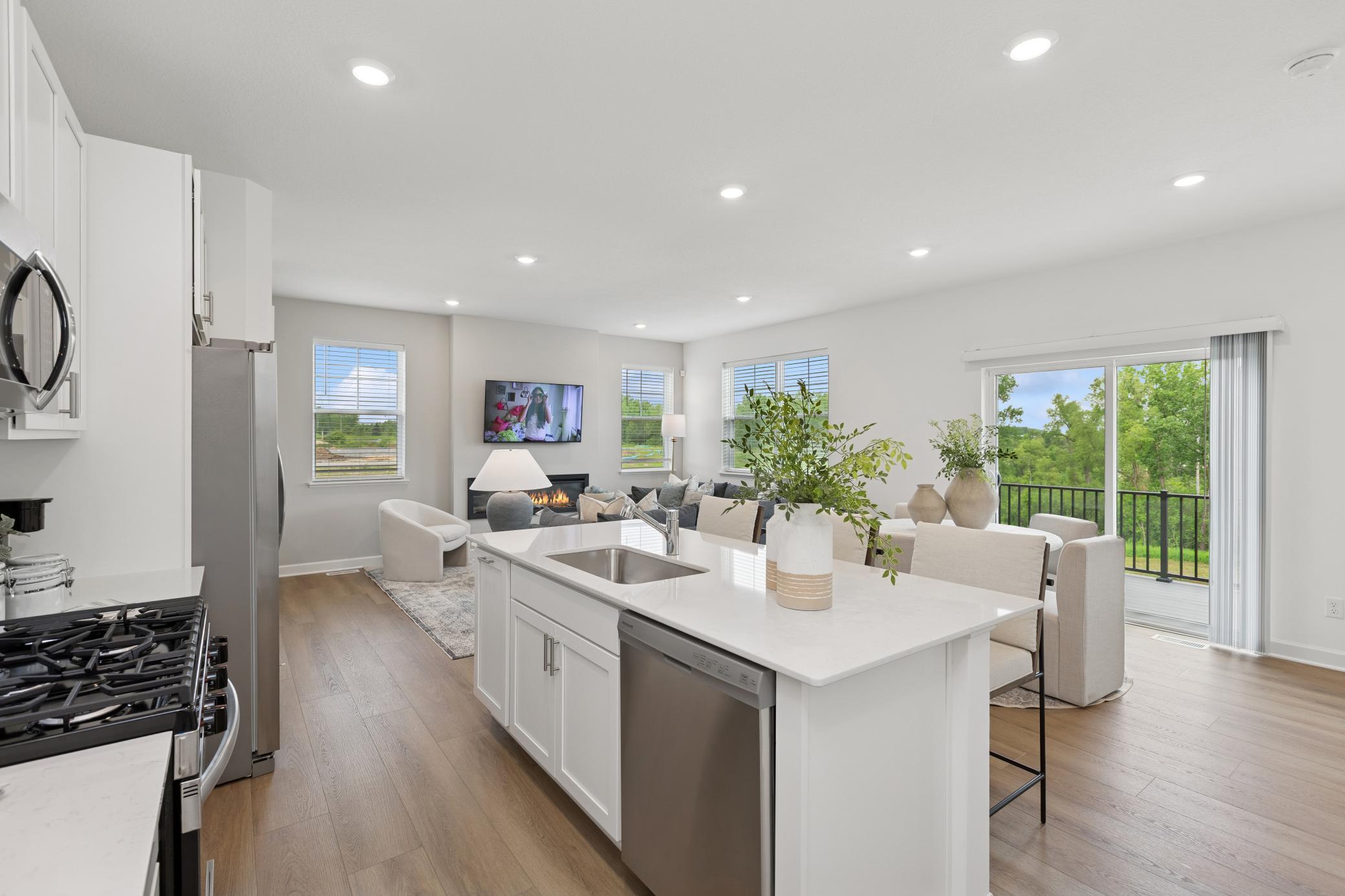 (Actual photo of model home)