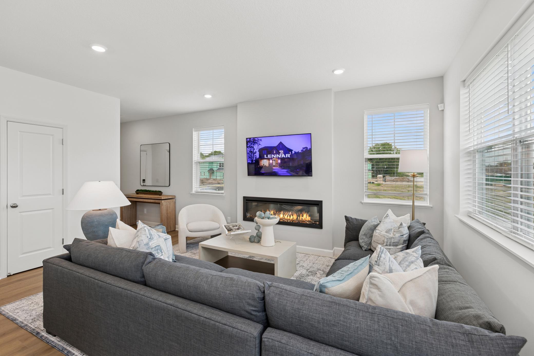 (Actual photo of model home)