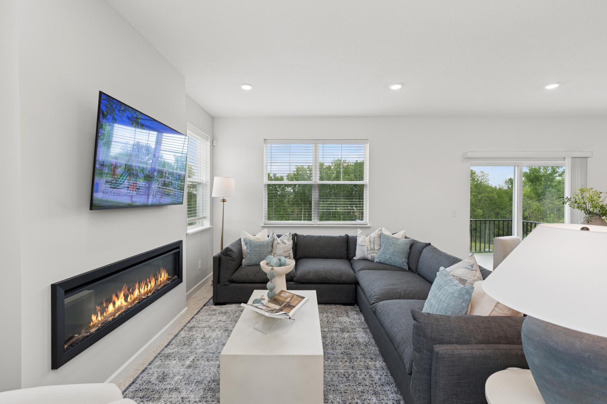 (Actual photo of model home)