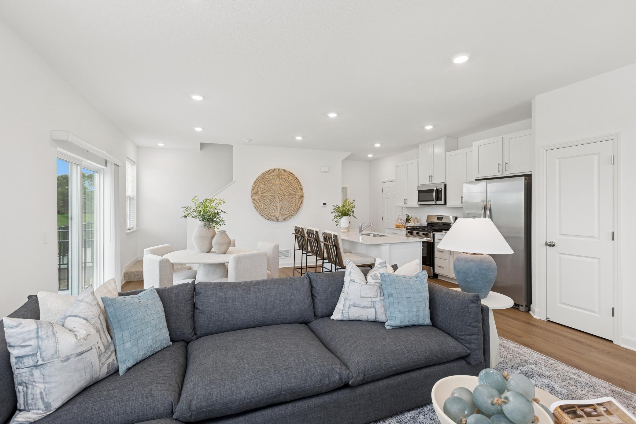 (Actual photo of model home)