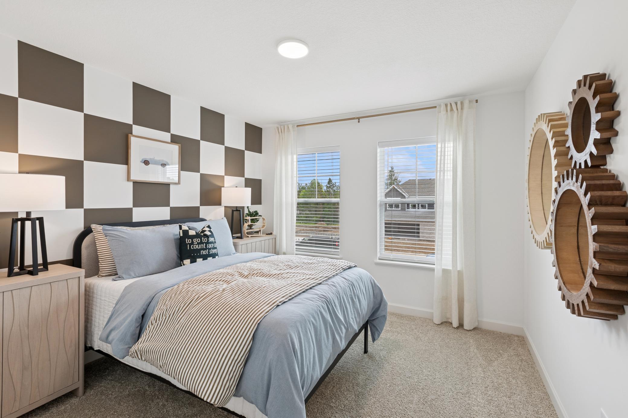 (Actual photo of model home)