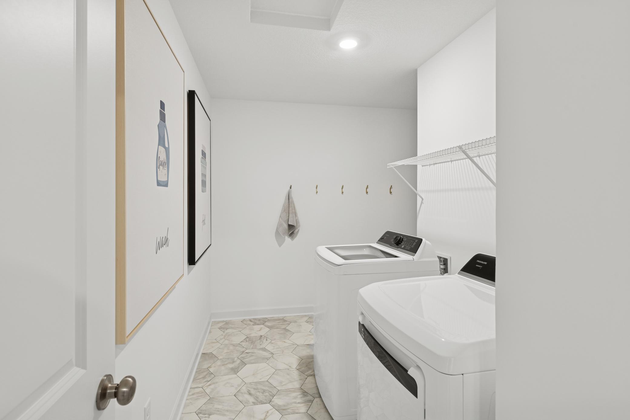 (Actual photo of model home)