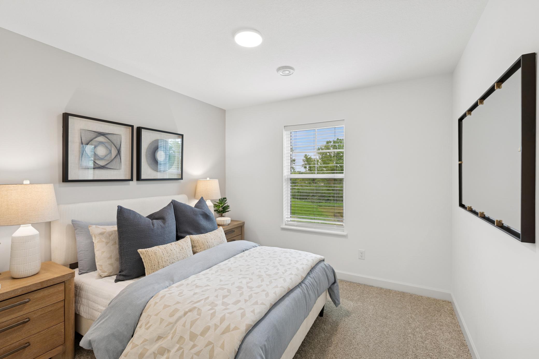 (Actual photo of model home)