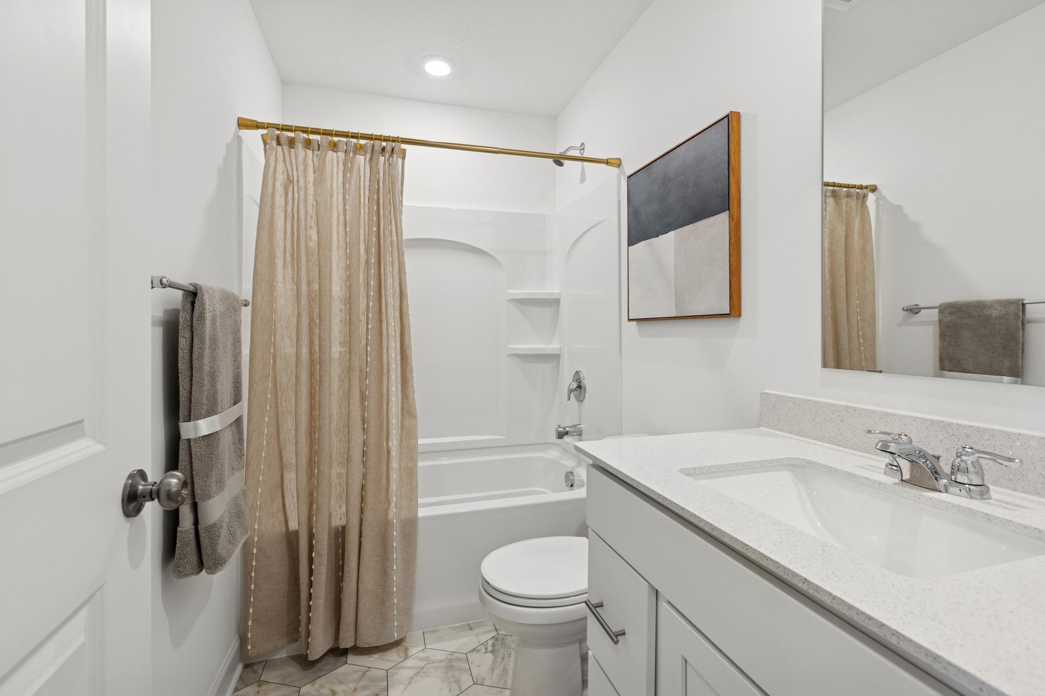 (Actual photo of model home)