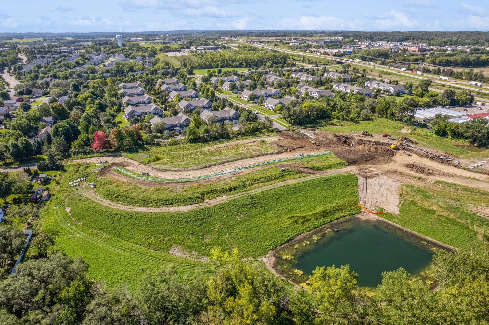 Aerial photo of the community!