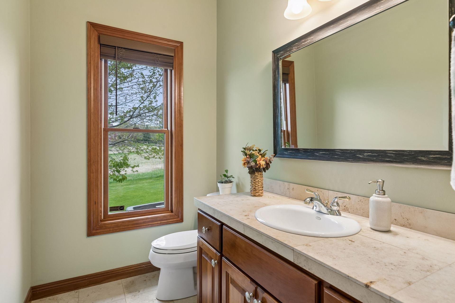 Main floor half bath