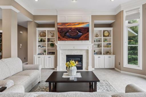Cozy elegance with timeless built-in charm