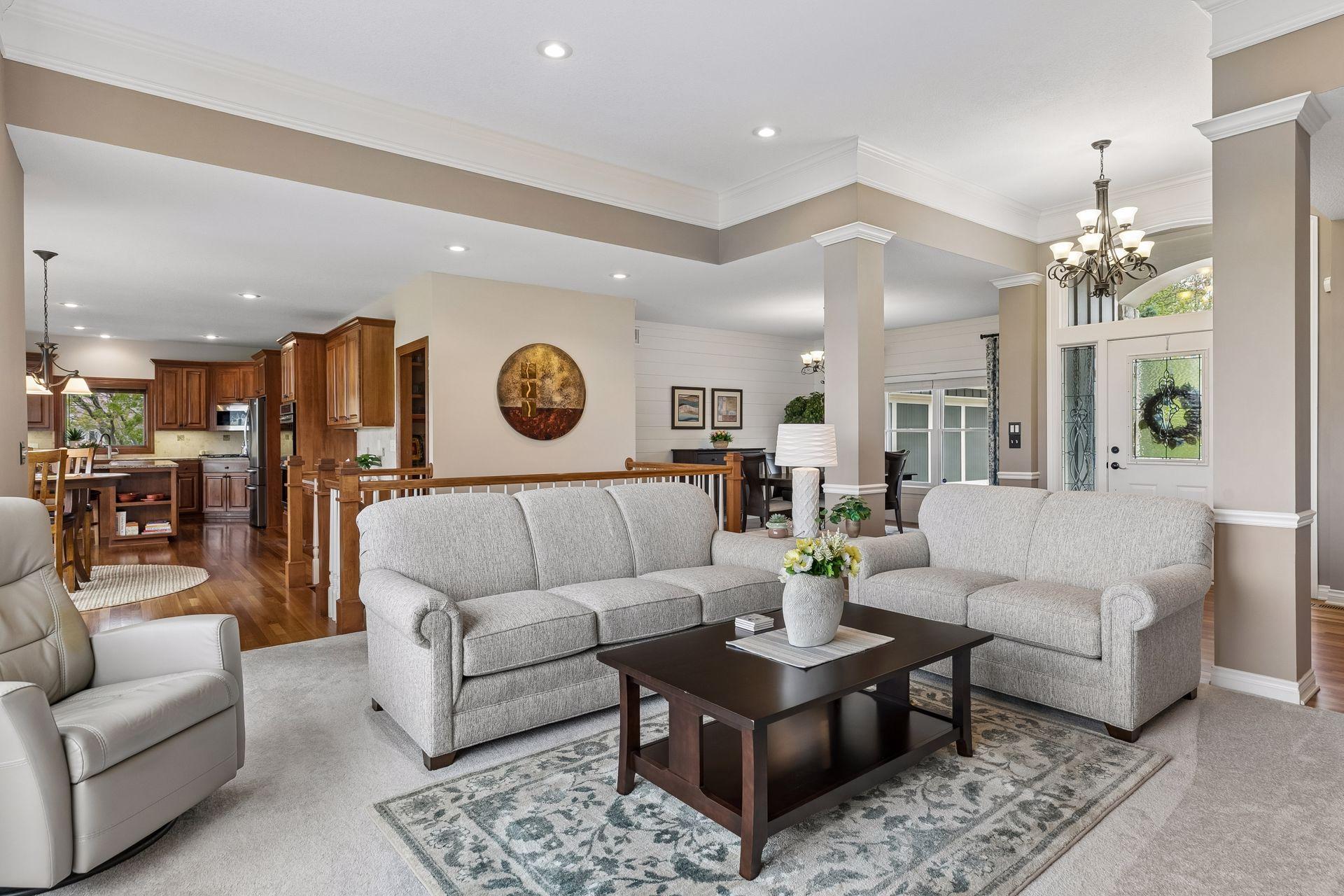 Main floor open floorplan