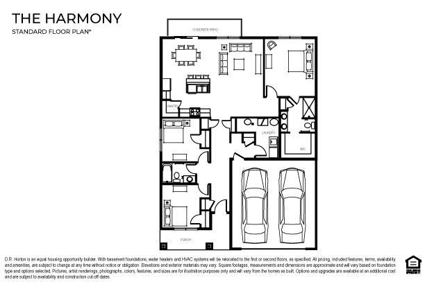 Harmony floor plan.