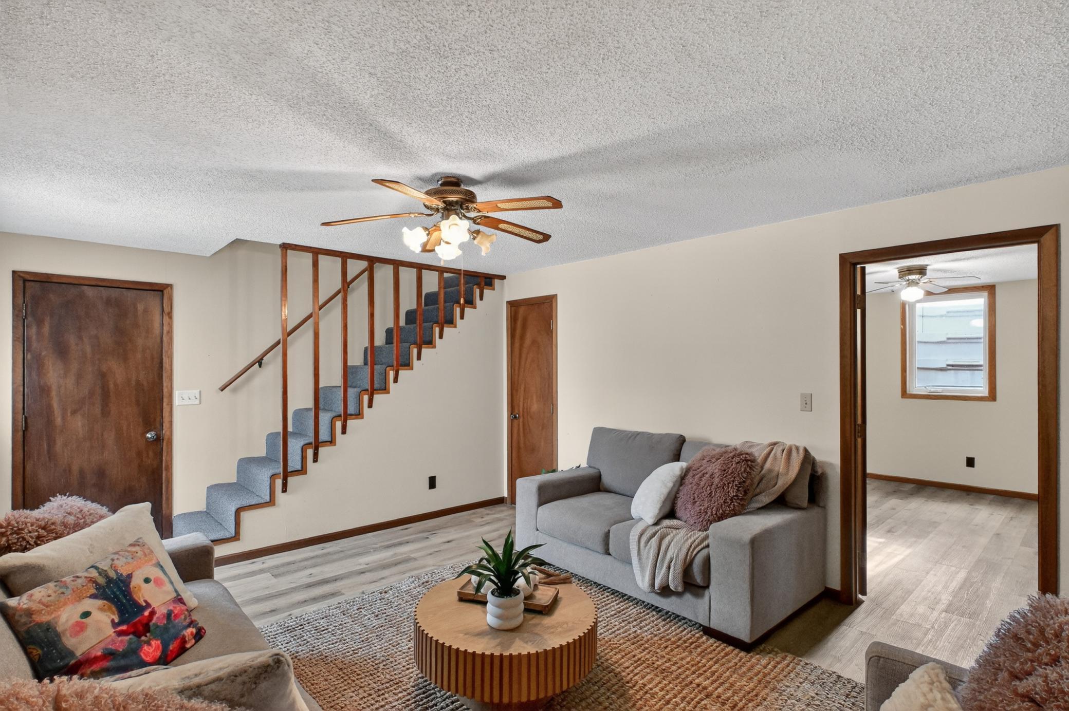 lower level living room