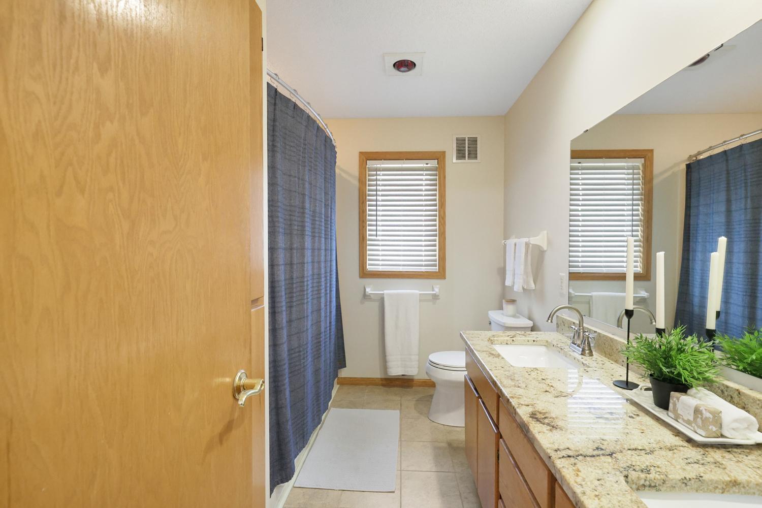 Primary bathroom suite connected the primary bedroom