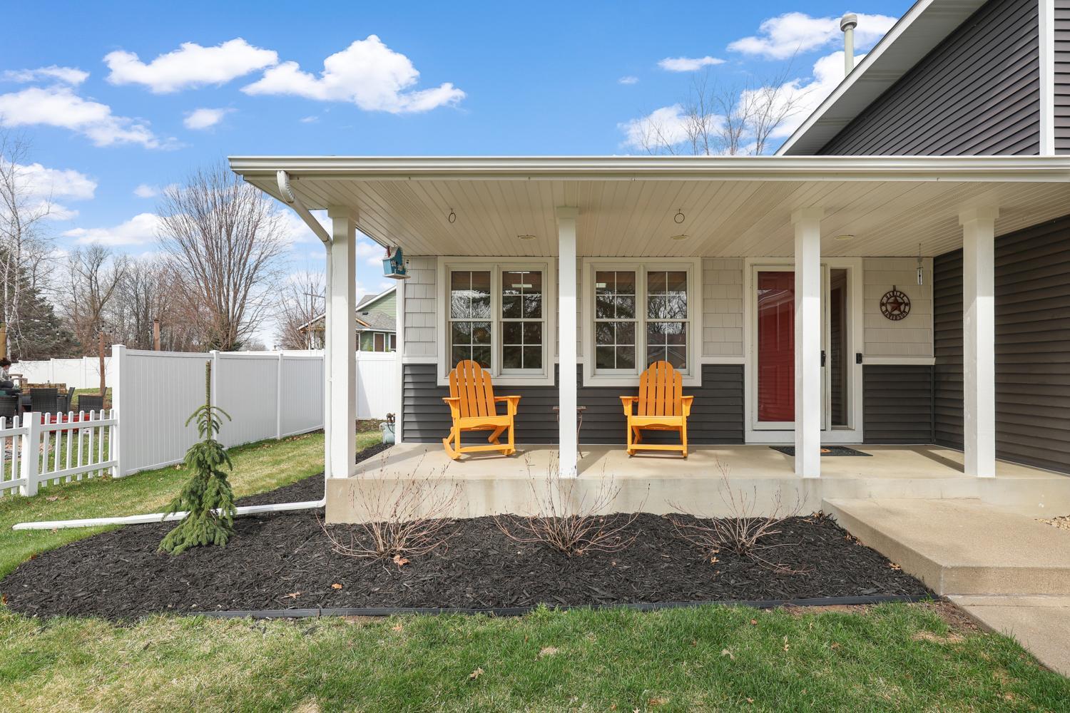 Relaxing front porch