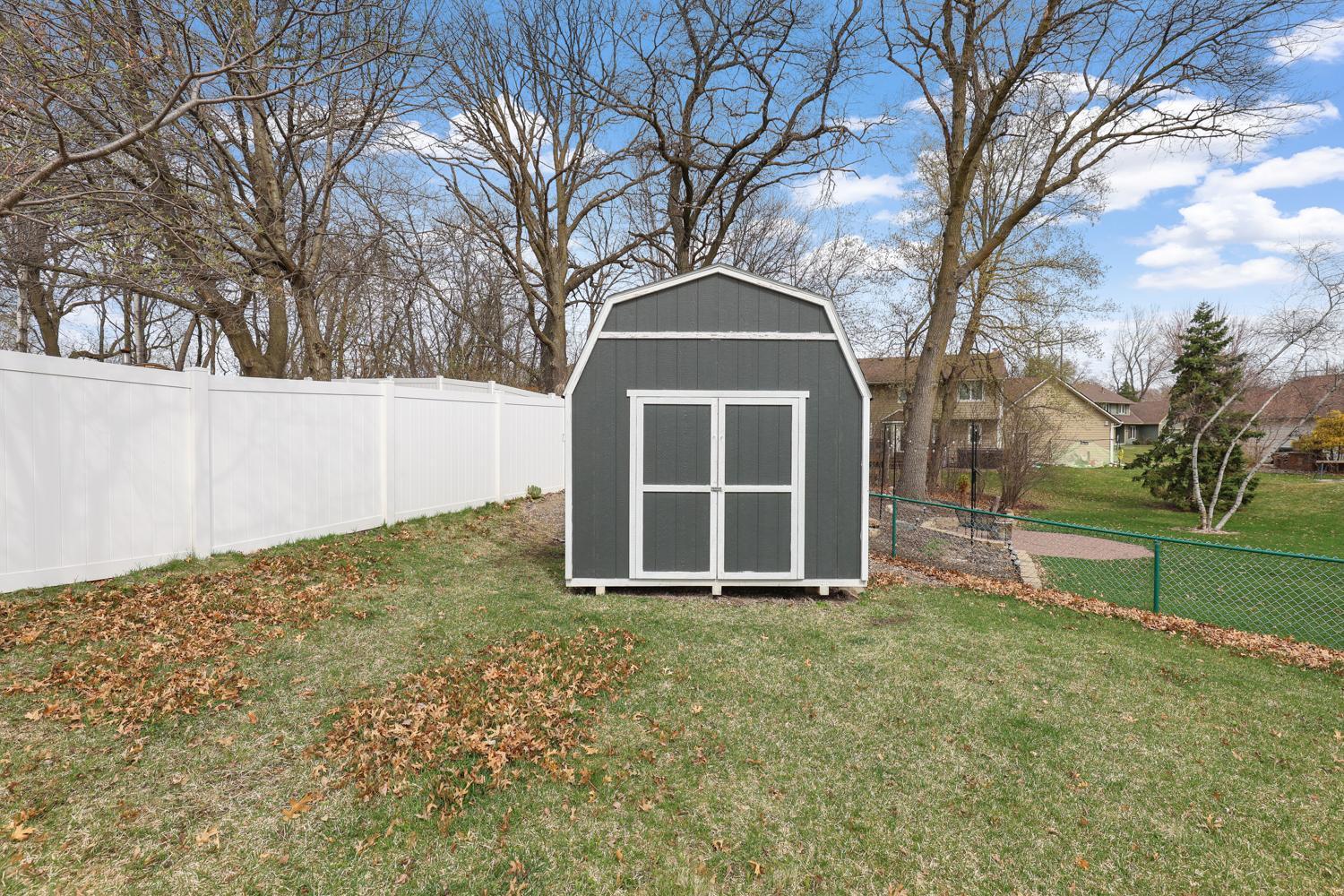 Shed perfect for storage